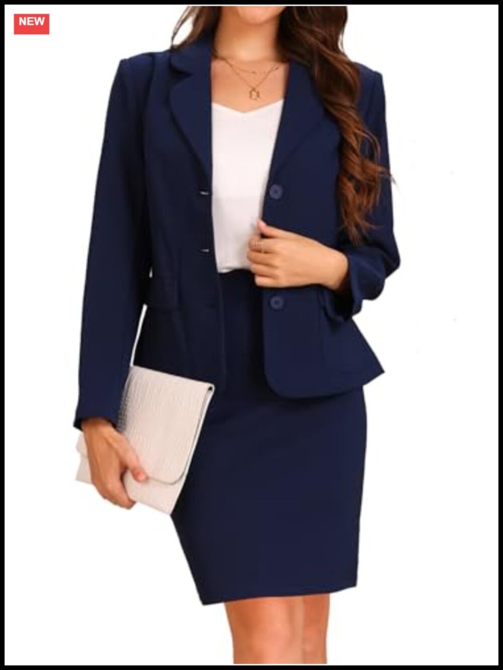 Women's 2-Piece Skirt Suit Set - Blazer & Pencil Skirt